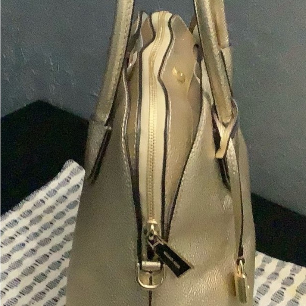 Michael Kors Metallic Gold Satchel - Picture 3 of 5